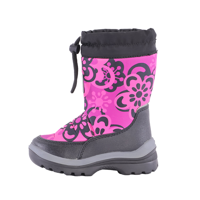 Warm and not bulky men's snow boots release free steps